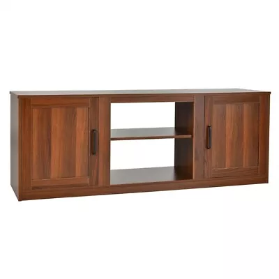 TV Stand For TV Up To 65  Living Room Storage Wooden Cabinet Fit 1500W Fireplace • $167.98