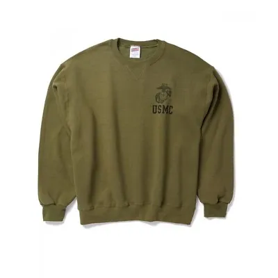 Soffe Authentic USMC Fleece Sweatshirt With EGA USA Made All Sizes New • $29.50