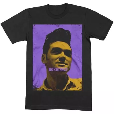 Morrissey Purple & Yellow T-Shirt Black New • $23.28