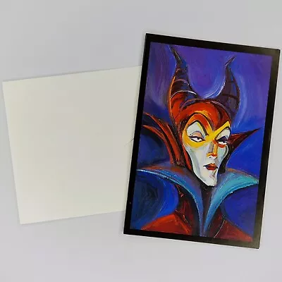 Maleficent Blank Notecard Walt Disney Gallery Villains Sleeping Beauty Envelope • $10