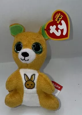 Kipper Kangaroo Ty Teenie Beanie Boos Birthday January 28th Australia Toy Tags • $3.99
