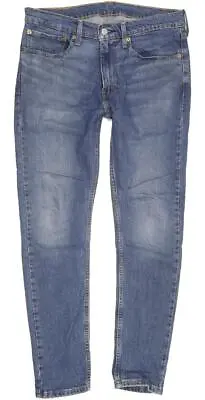 Levi's 519 Hi-Ball Men Blue Skinny Slim Jeans W34 L30 (94804) • £28.99