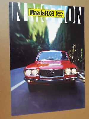 1971 Mazda RX-3 Sedan And Coupe Original 4 Page Brochure • $28.90