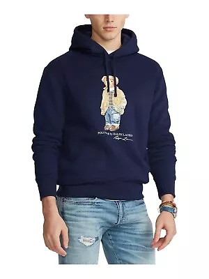 Ralph Lauren Magic Fleece Men’s Hoodie XL Navy Blue FREE UK DELIVERY 📦 ✅ • £64.95