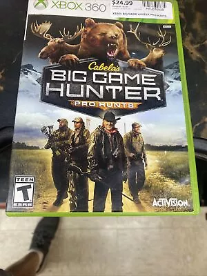 Cabela's Big Game Hunter: Pro Hunts (Microsoft Xbox 360 2014) • $24.99