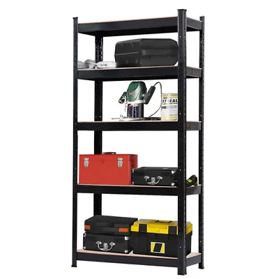 5 Tier Racking Shelf Heavy Duty Garage Shelving Storage Shelves Racking • £29.99