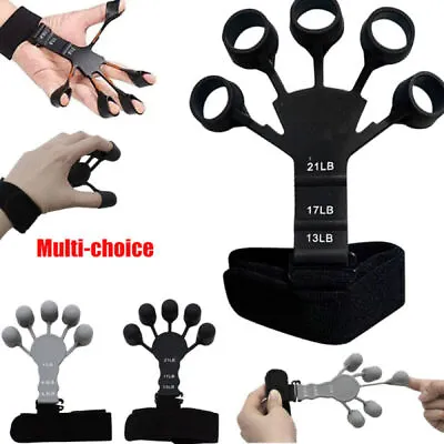 $4.49 • Buy 2x Gripper Hand Grip Strengthener Finger Stretcher Exerciser Strength Training