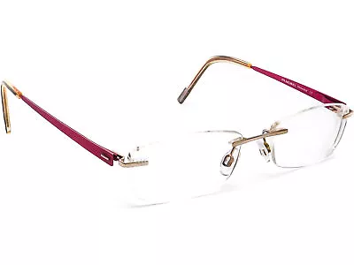 Morel Eyeglasses Lightec 6282L DF 021 Gold/Pink Rimless Metal France 50[]17 140 • $49.99