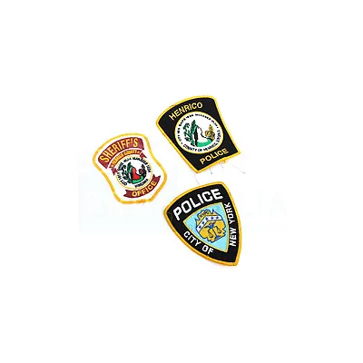 THE X-FILES Season 11 Set Of Three Police Patches Original Prop (0130-2105) • $75