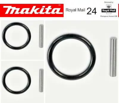 3 Sets Makita Retaining Pin & Rubber O-Ring For Scaffolding Impact Wrench  • £10.95