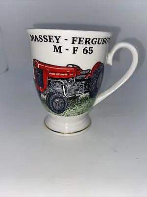 Massey Ferguson Tractor Ploughing Fine China Mug • $39.99