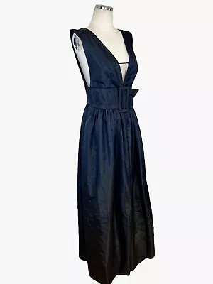 Ann Pakradooni Vintage Black Gown Long Formal Event Evening Sleeveless Couture • $260
