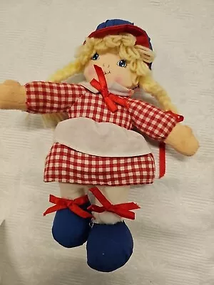 Vintage America WEGO 7010 Rag Doll Girl With Dress  10” • $14.95