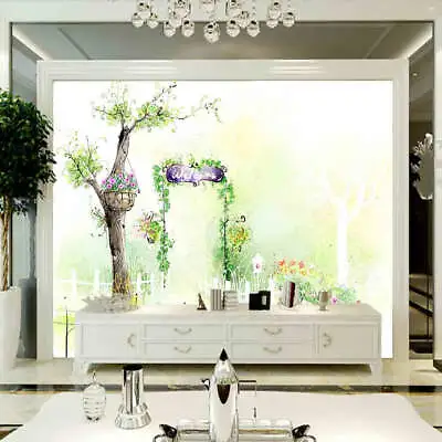 £22.36 • Buy Purple Door Vine 3D Full Wall Mural Photo Wallpaper Printing Home Kids Decor