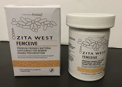 Zita West FEMCEIVE 34 Capsules. Brand New. EXP:11/2024. • £34.99