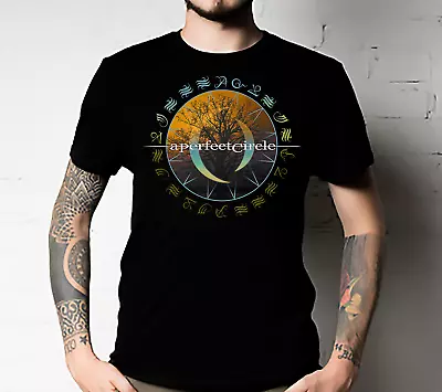 A PERFECT CIRCLE Men's Depths Soft Fit T-SHIRT Unisex Tee Tshirt All Size • $14.99