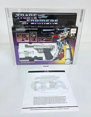 Transformers Series 1 MEGATRON W/ Rubsign Hasbro 1984 AFA Q-80 Q-NM • $5999.99