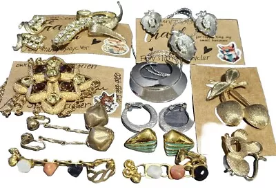 Lot 10 Pieces Sarah Coventry 2 Demi Parure Sets And More Beautiful Statement S • $48.89