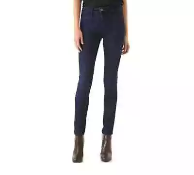 Vince Skinny Jeans Womens Size 25 Dark Optic Blue High Rise Stretch Denim Ankle • $22.49