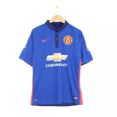Manchester United 2014/15 Third Kit #7 Di Maria 3rd Football Nike Shirt Size M • £20.99