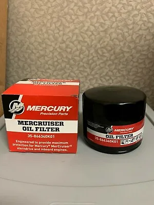 OEM MerCruiser Mercury OIL FILTER V8 35-866340Q02 35-866340Q03 35-866340K01 • $10.48