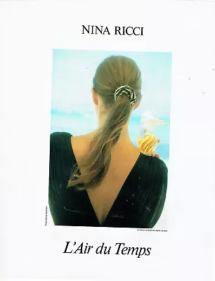 1990 Advertising 078 Advertisement Nina Ricci D.Hamilton L'Air Du Temps Perfume* • $3.19