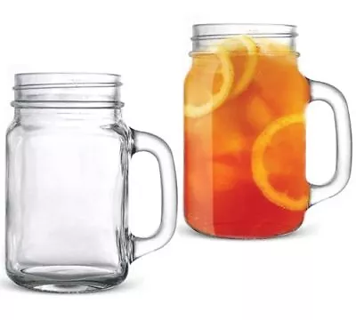 16 Oz Regular Mouth Drinking Jars - (2 PACK) - Drinking Mason Jars Regular Mo... • $18.34