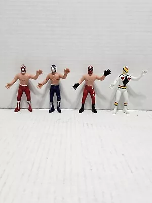 Vintage Mexico Bootleg Wrestling Figure Lot  Luchadore Lucha Libre Arena Figures • $19.95