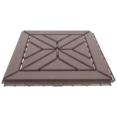  Outdoor Garden Flooring Patio Tile Interlocking Plastic Flooring Deck Flooring • £12.64