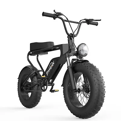 Freego EV 1200W Electric Motorbike 48V 20Ah 35MPH Fat Tire Electric Bike Adults • $1099