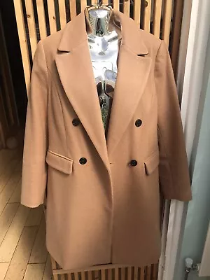 Dorothy Perkins Camel Winter Coat Size 12 • £20