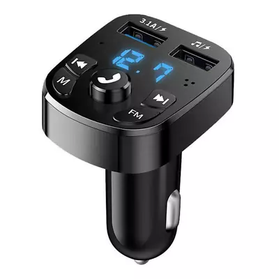 Car FM Transmitter Wireless Bluetooth 2USB Fast Charger 5.0 MP3 Player Handsfree • £5.75