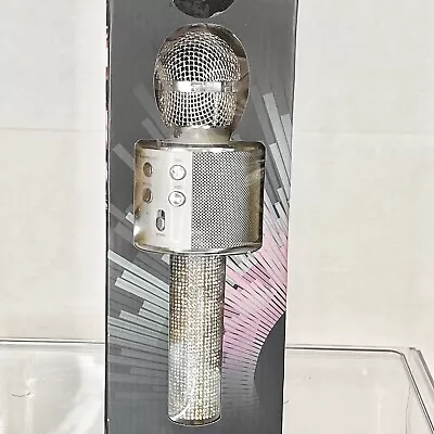 Kararoke Art + Sound Bling Bling Microphone & Wireless Speaker New Open Box • $18.99