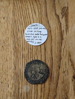 £89.99 • Buy Charles I - Silver Shilling 1643/4 - Tower Mint - Group F Type 4.4 - Mm P - 2800