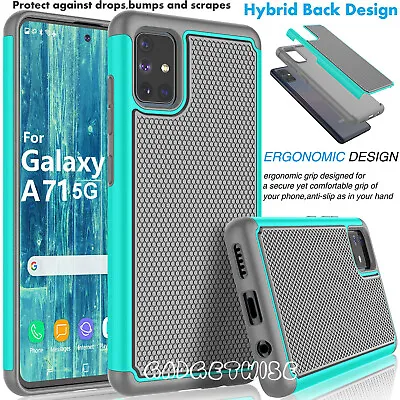 Rugged Shockproof Case Cover For Samsung Galaxy A20E A51 A71 A10 A50 A70 - Heavy • £2.99