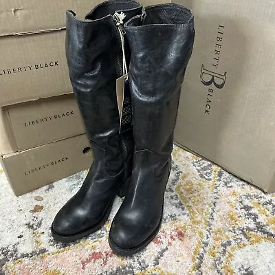 Liberty Black Shaunice Cowboy Boots  Boho Country Cowgirl 6 • $299.99