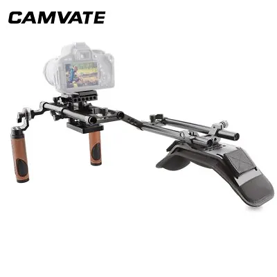 £179.99 • Buy CAMVATE Camera Shoulder Rig Foam Shoulder Pad ARRI Rosette Rod Clamp Handle Grip