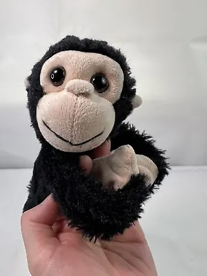 Wild Republic Hanging Mini Monkey Black 8  Soft Plush Stuffed Animal Toy • $13.99