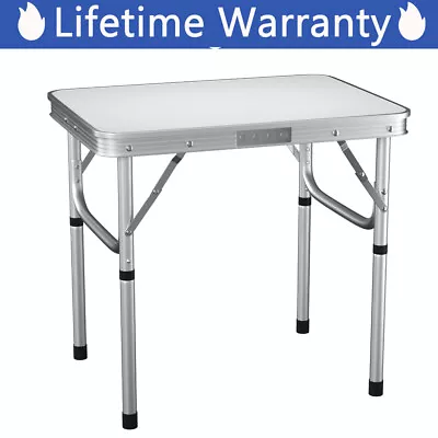 Portable Folding Camping Table 2ft Small Lightweight WITH 2 Adjustable Height • £18.50