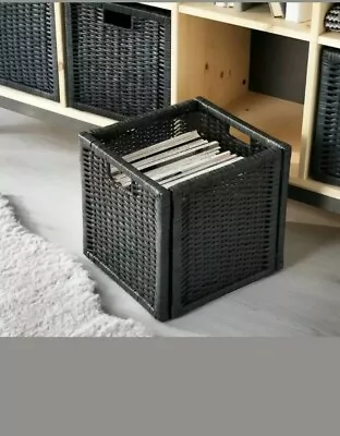 IKEA Black BRANÄS Basket Rattan   (price Is Only For One Basket) • £18