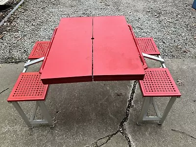 Vintage Fold-Out Camping Table • $99.99