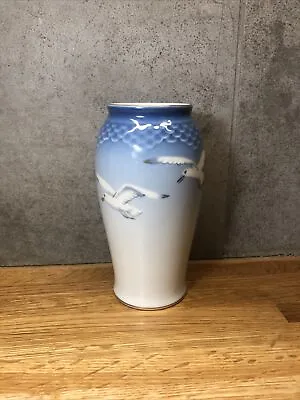 Copenhagen Porcelain Bud Vase With Seagulls  • $12