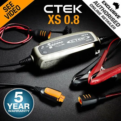 $84 • Buy CTEK XS0.8 Model 6 Stage Trickle Smart Battery Charger 12V Bike Car Boat ATV