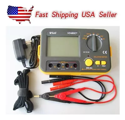 USA Seller VC480C+ Multimeter Digital Milliohmmeter Accuracy Include Batteries • $90.66