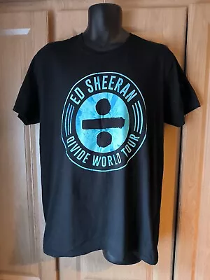 2017 Ed Sheeran Divide Europe Tour T-shirt | Large Unisex Adults Gildan • £5.99