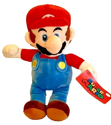 Super Mario Bros. Mario 10  Stuffed Animal Plush Toy Kids Doll Licensed Nintendo • $12.99