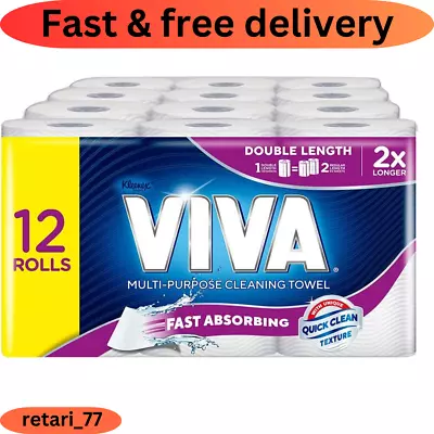 VIVA Paper Towel Double Length Paper Towels 12 Count • $42.99