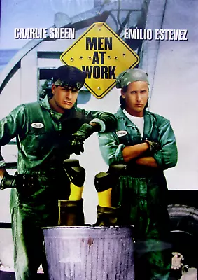 MEN AT WORK~(DVD 1990)~Charlie Sheen~Emilio Estevez~Comedy~BRAND NEW~SEALED • $10.89