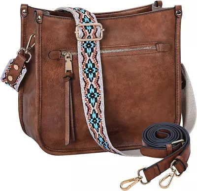 Crossbody Bag For WomenFashion Vegan Leather Hobo Handbag Shoulder Bag Purse Wi • $81.60