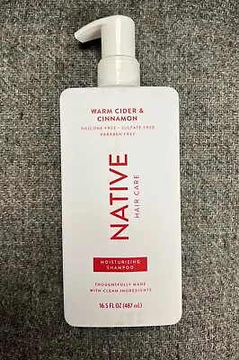 Native Hair~warm Cider & Cinnamon~moisturizing Shampoo 16.5oz Pump • $16.99